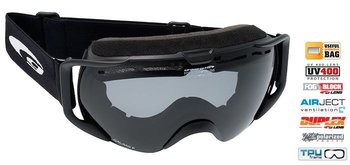 Gogle Narciarskie Goggle H633-1P Czarny Matowy - Goggle