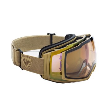 Gogle narciarskie Rossignol MAGNE'LENS sand/gold miror/silver miror RKKG206 - Rossignol