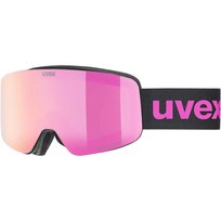 Gogle Uvex Pwdr FM Black matt/Pink 2025 UVEX