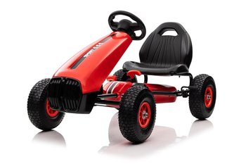Gokart na Pedały G208 Czerwony LEAN CARS - Lean Toys