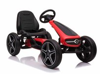 Gokart Na Pedały Licencja Mercedesa Koła Eva, Miękkie Siedzenie Z Logiem Mb Jakość /Xmx610