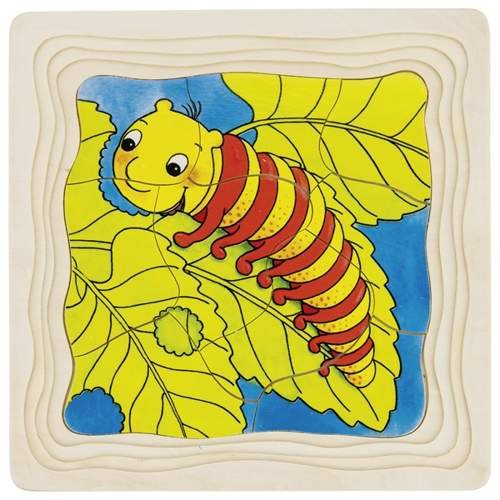 Zdjęcia - Puzzle i mozaiki Goki , Nakładanka wielowarstwowa, od poczwarki do motylka 