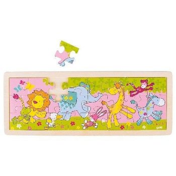 Goki, puzzle drewniane Bajkowe zwierzątka - Goki