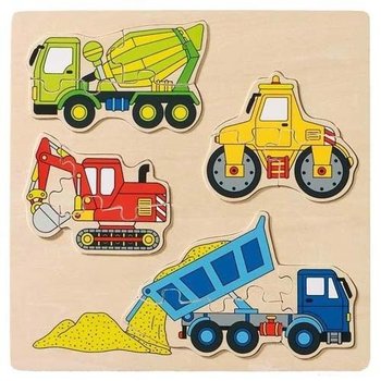 Goki, puzzle drewniane Maszyny budowlane - Goki