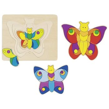 Goki, puzzle wielowarstwowe Motyl - Goki