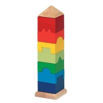 Goki, sorter drewniana układanka na patyku Wieża Goki