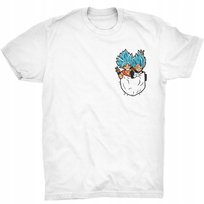 Goku Vegeta Blue Koszulka Kieszonka Dragon Ball DB