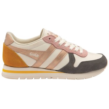 Gola Classics Women'S Daytona Quadrant Off White/Ash/Rose Gold/Sun Clb203Wg - 37 - GOLA