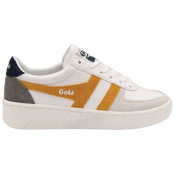 Gola Classics Women'S Grandslam White/Sun/Navy Cla415Wy - 39 - GOLA