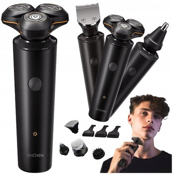 Golarka 5w1: do Twarzy i Włosów - Maszyna, Trymer, Szczoteczka, Masażer - ENCHEN