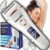 GOLARKA DAMSKA depilator trymer maszynka do ciała bikini nóg pach 3w1 USB DEEPED