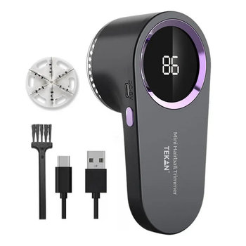 GOLARKA DO UBRAŃ TAPICERKI SWETRÓW KANAPY MOCNA AKUMULATOR USB C DWA NÓŻYKI - TEKAN