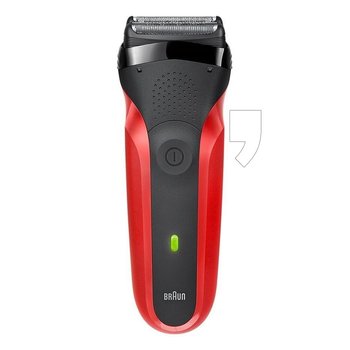 Golarka elektryczna BRAUN Series 3 300s czerwona - Braun