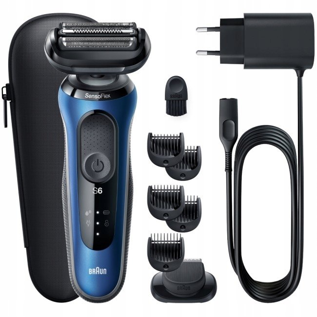 Braun Golarka elektryczna Braun Series 6 61-B1500s niebieski