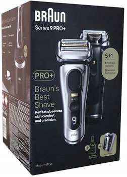 Golarka Elektryczna Maszynka Braun 9577cc Pro+ Series 9 Baza Etui PowerCase - inna (Inny)