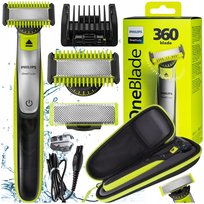 GOLARKA MASZYNKA PHILIPS ONEBLADE 360 TRYMER BRODY, CIAŁA, TWARZY