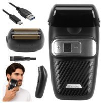 Golarka męska do brody maszynka AOC PHT-102 3 ostrza 3 prędkości USB-C LCD