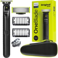Golarka PHILIPS OneBlade QP1424/10 - z etui trymer do brody hybrydowy wodoodporny precyzyjny zestaw do zarostu