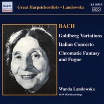 Goldberg Variations 1933 Landowska Wanda