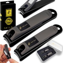 GoldDust, Obcinacz Do Paznokci Grubych Duży Zestaw Cążki Obcinaczki Skórek Stal, 2szt.