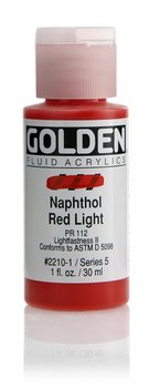 Golden Fluid Naphthol Red Lt. 30ml -farba akrylowa - Golden