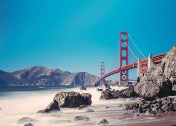 Golden Gate, San Francisco - Plakat - Nice Wall