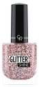 Golden Rose Brokatowy lakier do paznokci Extreme Glitter Shine nailLacquer - 209 - Golden Rose