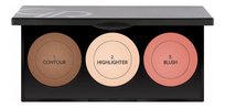 Golden Rose, paleta do modelowania twarzy 3w1, 13 g Golden Rose
