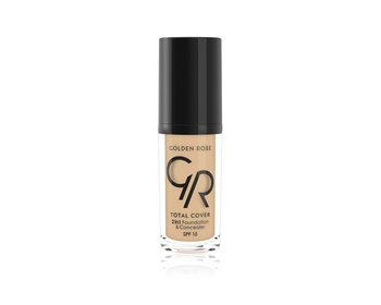 Golden Rose, Total Cover, podkład 2w1 03 Almond, 30 ml - Golden Rose