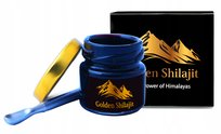 GOLDEN SHILAJIT 40g duża ilość mumio z Himalajów złota jakość 100% BIO GMP