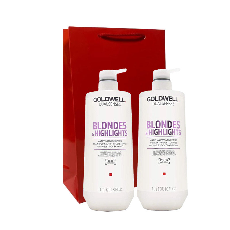 Empik Goldwell DualSenses Blondes and Highlights Shampoo 1000ml + Conditioner 1000ml
