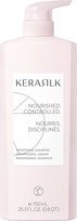 Goldwell Kerasilk Smoothing Shampoo, Szampon Wygładzający z Biomimetycznym Jedwabiem i Olejekiem She, 750ml