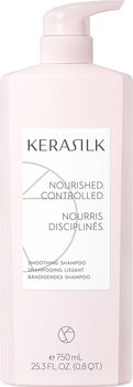 Goldwell Kerasilk Smoothing Shampoo, Szampon Wygładzający z Biomimetycznym Jedwabiem i Olejekiem She, 750ml - Goldwell