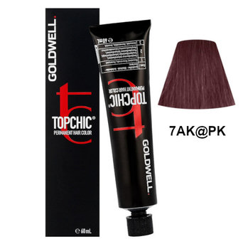 Goldwell Topchic 7AK@PK Trwała farba do włosów - kolor: chłodna miedź, róż 60ml - Goldwell