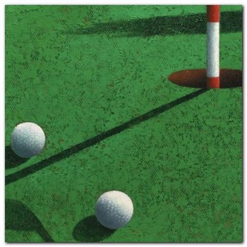 Golf plakat obraz 50x50cm - Wizard+Genius