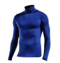 GOLF TERMOAKTYWNY antybakteryjny BIELIZNA niebieski. Modalne włókno celulozowe, Rozmiar L