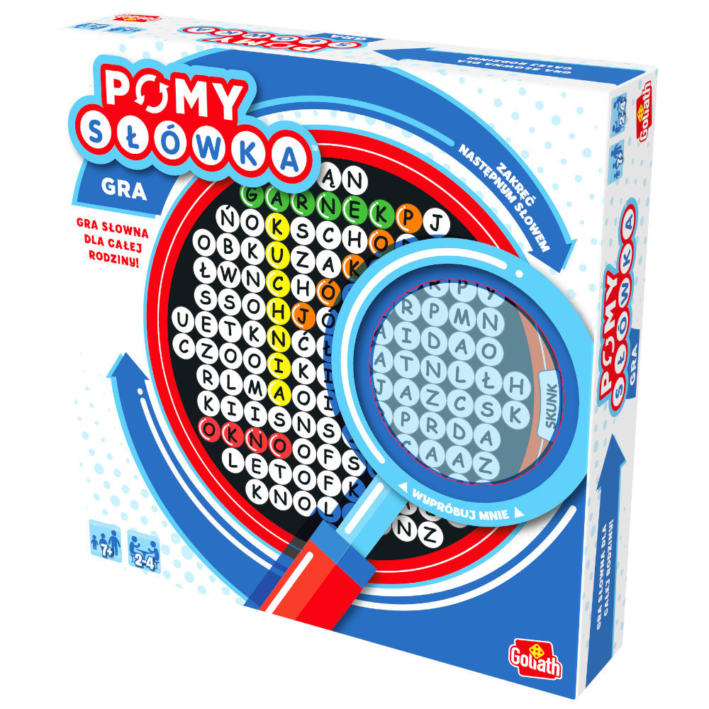 Goliath, gra rodzinna Pomysłówka krzyżówka wykreślanka, Goliath Games