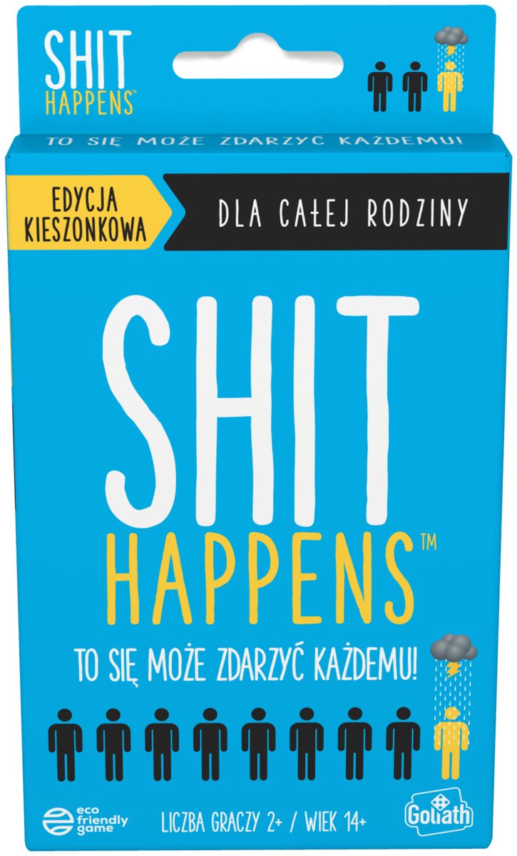 Goliath, Shit Happens edycja rodzinna, gra karciana