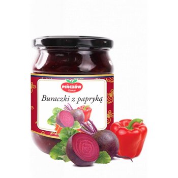 Gomar Pińczów Buraczki z papryką 470g - Inna marka