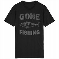 Gone Fishing Koszulka Dla Wędkarza Rybaka Na Ryby