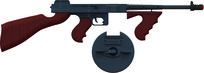 Gonher Metalowy Pistolet Gangsterski Na 8 Naboi 132/6 Gonher