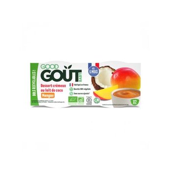 Good Gout Bio Deser Kokosowy Z Mango, 2X100G - Good Gout