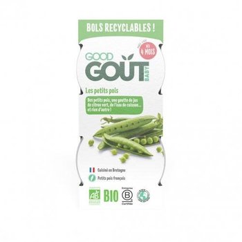 Good Gout Bio Groszkowe Puree, 2X120G - Good Gout