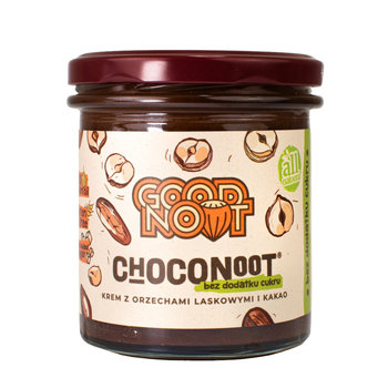 GOOD NOOT, Choconoot®, Krem z orzechów laskowych i kakao bez dodatku cukru, 350g - Good Noot