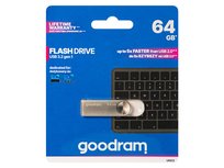 GOODRAM FLASHDRIVE 64GB UNO3 SILVER USB 3.2 Gen 1 GoodRam