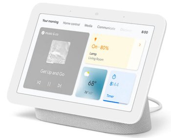 Google, Inteligentny głośnik Nest Hub 2, biały - Google