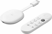 Google, Odtwarzacz multimedialny, Chromecast 4.0, TV 4K UHD US, biały