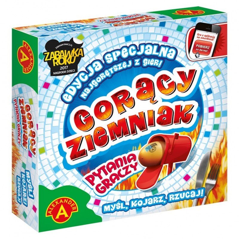 Gorący Ziemniak - pytania graczy, gra rodzinna, Alexander