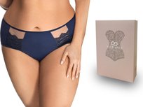 Gorsenia pełne majtki figi K442 Luisse, granat 2XL Inna marka