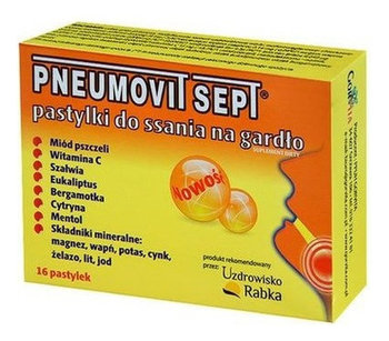 Gorvita, pastylki do ssania Pneumovit Sept, 16 szt. Suplement diety - Gorvita